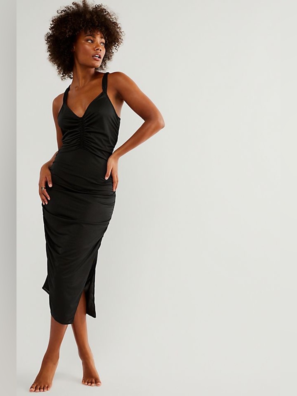 NWT Free People Intimately - Another Something Midi Slip XS